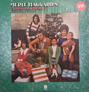 Merle Haggard's Christmas Present Vintage 12" Vinyl 33 RPM LP Record Album 1973 - Picture 1 of 4