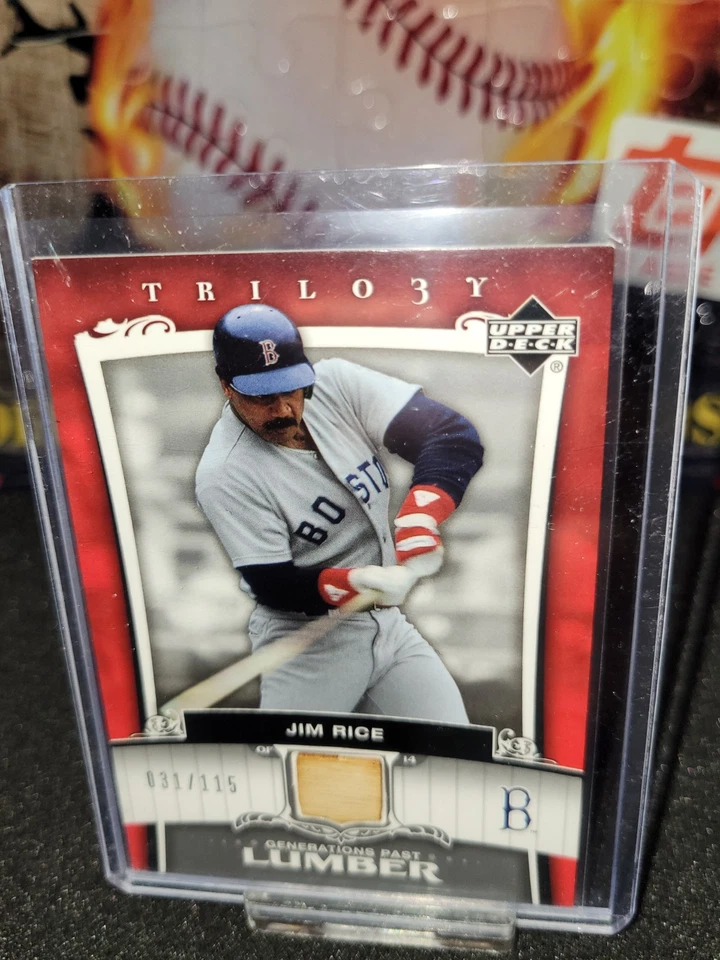 2005 Upper Deck Trilogy Generations Future Lumber /115 Jim Rice B-427 - Image 1 of 2