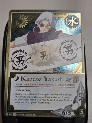 Naruto(923)Kabuto Yukushi(Researcher) 1st ED MP Super RareBandai - Image 1 of 4