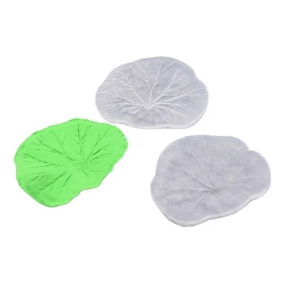 Double-Side Silicone Craft Molds Silicone Pastry Mold Lotus Leaf Shape Clay Mold - Image 1 of 4