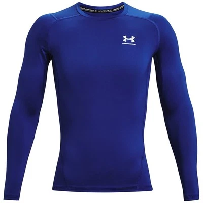 Under Armour HG Comp LS Mens Gents Baselayer Top Compression Armor Thermal Skins - Image 1 of 3
