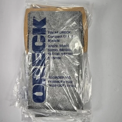 8 nuevas bolsas de vacío Oreck hipoalergénicas para combatir olores bote compacto PKBB120F Foto 1 de 4