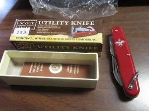 Scout Ware Red Utility Knife, 4 Tool Still in the Box   RT2 - Picture 1 of 1