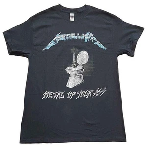 Metallica Unisex T-Shirt: Metal Up Your Ass (schwarz) (Back Print) - Bild 1 von 6