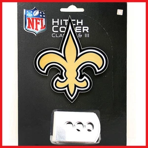  New Orleans Saints LKW Anhängerkupplung Abdeckung Metall Emblem Anhänger NFL Auto Zubehör - Bild 1 von 2