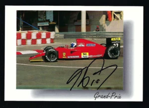 Alain Prost signierte Postkarte Formel 1 Weltmeister - Bild 1 von 1