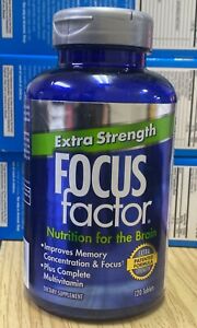 Focus Factor Extra Strength Concentration & Brain Focus Supplement 120 CT (D2)