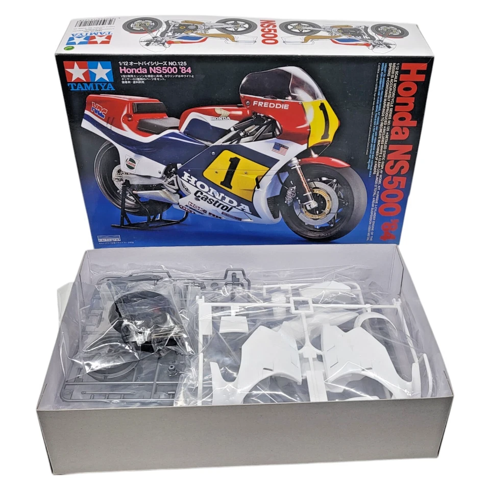 TAMIYA Honda NS500  ´84 14125 Modellbausatz 1:12 Motorrad NEU OVP 2013 - Bild 1 von 4