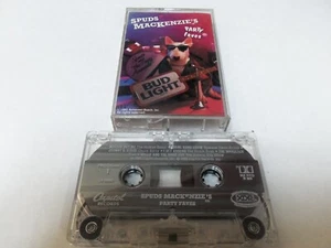 SPUDS MACKENZIE'S PARTY FAVES cassette BUD LIGHT 1987 ANHEUSER BUSH excellent - Picture 1 of 3