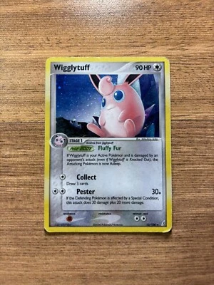 Wigglytuff Holo - 13/100 - EX Crystal Guardians Vintage Pokémon Card DMG - Image 1 of 2