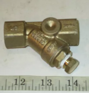 Colador Titan 1/2" NPT Y, cuerpo de latón, extremos roscados, 1/2YS55-EB - Imagen 1 de 5