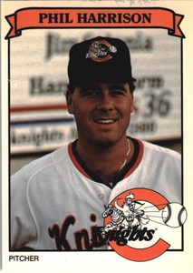 1989 Charlotte Knights Team Issue #21 Phil Harrison