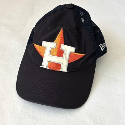 Houston Astros MLB 9Twenty New Era Trucker Hat Women’s Snapback Mesh Back - Image 1 of 4