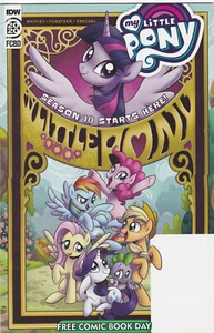 MY LITTLE PONY Sparkle FCBD NEAR MINT+ 2020 FREE COMIC BOOK DAY NO STORE STAMP - Picture 1 of 2