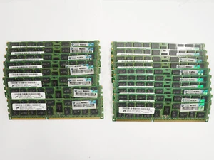 Lot of 18 MICRON 8GB MT36KSF1G72PZ-1G4K1HF 605313-071 PC3L-10600R 2Rx4 Memory - Picture 1 of 3
