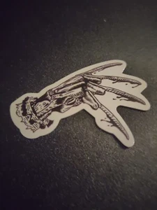 Nightmare On Elm Street Freddy Krueger' Glove Hand Claw Black & White Sticker Lo - Picture 1 of 4