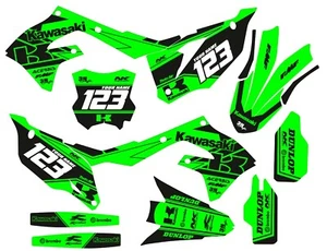 Graphic Kit for 2019 2020 2021 2022 Kawasaki KXF450 KX450f KX 450f Decals - Picture 1 of 1