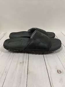NWT Under Armour Charged Project Rock SL Men Size 8 Black Michelin Slide Sandals - Picture 1 of 10