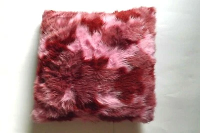 Set of 2 - 16" x 16" Decorative Fuzzy Pillows  () - Image 1 of 4