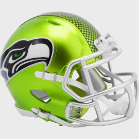 Seattle Seahawks Mini Speed Football Helmet FLASH - NFL Cover