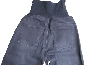 LED Umstandsjeans Größe 26 Skinny schwarz Used-Look Pull-On 32 Zoll Schrittlänge - Bild 1 von 6