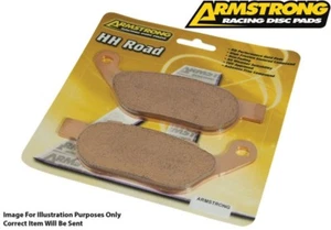 HONDA NX 650 DOMINATOR 1989 ARMSTRONG SINTERED HH FRONT BRAKE PADS - Picture 1 of 1