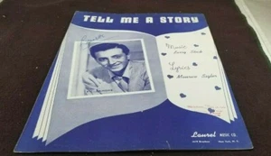 Vintage Sheet Music 1948-Tell Me A Story-Vic Damone-Stock-Sigler-Piano-Vocal - Picture 1 of 3