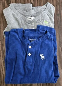 Abercrombie Boys Large 9/10 Henley Style Shirt - Picture 1 of 5