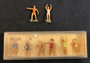 Lot Preiser Swimmers 1:90 Bathers at the Beach FIGURES #70 Miniaturfiguren - Picture 1 of 6