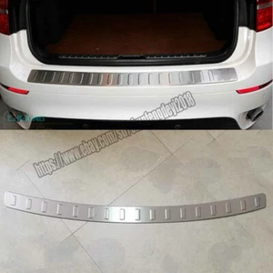 steel Rear Bumper Protector Scuff Plate Guard Cover Trim for BMW X5 E70 2007-13 - Picture 1 of 6