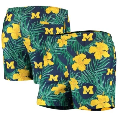 Nuevo bañador hawaiano Michigan Wolverines NCAA - azul marino talla 2XL Foto 1 de 3