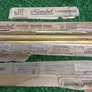 22 antike Messing Wetterleisten für historische Hausrestaurierung - Bild 1 von 7
