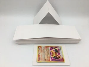Free S&H 3000 3x4.5" Cardboard Folders Sleeves Pokemon Card Vending Football Etc - Picture 1 of 3