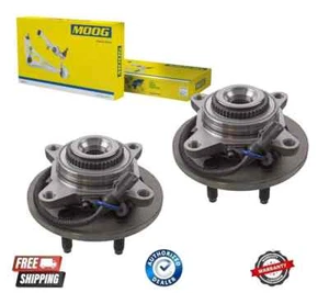 MOOG Pair Front Wheel Hub & Bearings for Ford F-150 Expedition Lincoln Mark LT - Picture 1 of 1