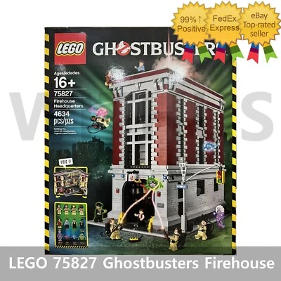 LEGO 75827 Ghostbusters Caserma dei Pompieri Quartier Generale 4634 Pezzi Nuovo Sigillato= - Immagine 1 di 3
