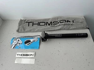 Thomson Masterpiece Seatpost Black Straight 27.2 x 240mm BNIB - Foto 1 di 5
