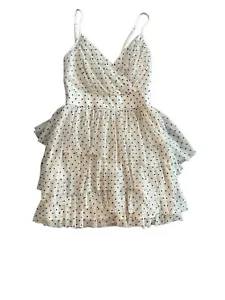 Abercrombie And Fitch mini abito tulle a pois nuovo con etichetta XS femminile contemporaneo - Foto 1 di 6