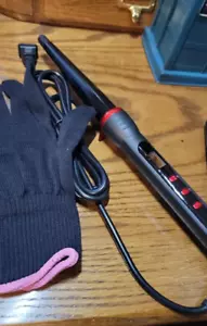 Haar Wärmestab konisch Keramik Styling Eisen getestet mit Handschuh 1/2-1 Zoll Kegel - Bild 1 von 3