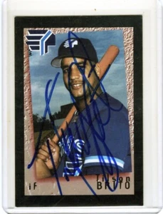 1996 Syracuse Chiefs Team Issue #5 Tilson Brito Autograph - Picture 1 of 2