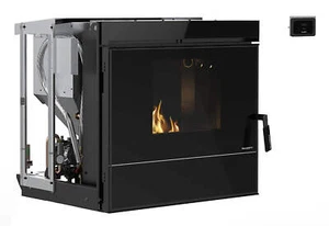 Palazzetti Einsatz Hydro belüftet V20 Thermo Kamin Feuerstelle Wasser Pellet 20,4 kW - Bild 1 von 5