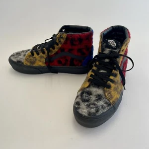 Vans Sk8 Hi Concepts MoHair Leopardo Colores Primarios Negro Blanco Para Hombre 8.5 - Imagen 1 de 12