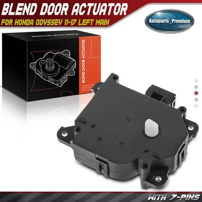 HVAC Heater Blend Door Actuator Mode 7 pin for Honda Odyssey 2011-2017 Left Main - Image 1 of 4
