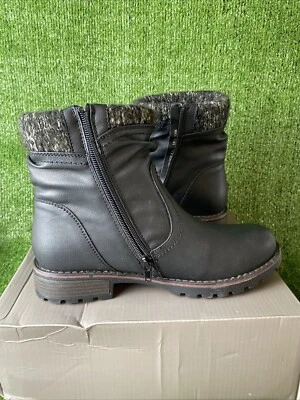 Bota negra Patrizia By Spring Shop para mujer talla 8 Foto 1 de 4