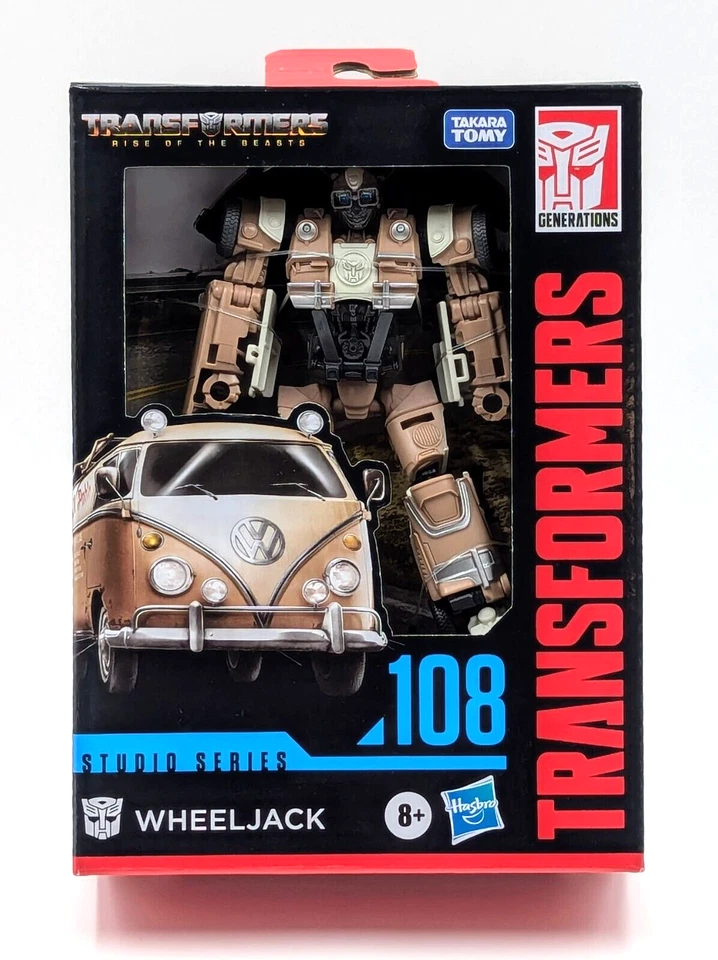 HASBRO TRANSFORMERS STUDIO SERIES 108 WHEELJACK RISE OF THE BEASTS FIGURE
