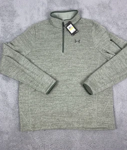 Under Armour Herren Pullover Grün Größe M UA Specialist Golf 1/4 Zip Loose - Bild 1 von 9