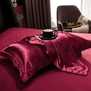 1 pair of genuine silk pillowcases, 2 mulberry silk summer ice silk pillowcases - Picture 1 of 28