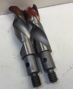 #52A Menge 2 Morris Holz Werkzeug 13/16" LH Bohrer Bit/Gewindeschaft, Brad-Point - Bild 1 von 7