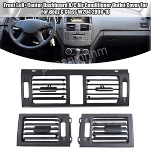 Front L&R+Center Dashboard A/C Air Conditioner Outlet Cover For For Benz C Class - Picture 1 of 7