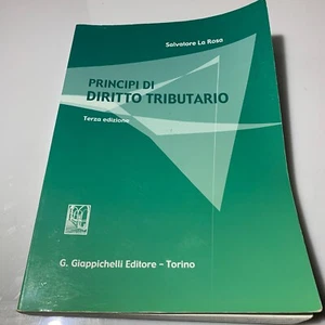 Principi di diritto tributario Terza Edizione. Salvatore La Rosa - Imagen 1 de 6