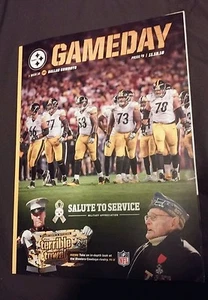 Steelers Gameday Program 2016 Cowboys Salute to Service Ezequiel Dak Novato Año - Imagen 1 de 10